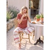 image:imagePrinStory Pajamas for Women Set 2 Piece Soft Pjs Sets S2XLBrave Brick Red