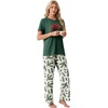 image:imagePrinStory Pajamas for Women Set 2 Piece Soft Pjs Sets S2XLChristmas Wreath