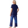 image:imagePrinStory Pajamas for Women Set 2 Piece Soft Pjs Sets S2XLGilded Moon Navy