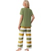 image:imagePrinStory Pajamas for Women Set 2 Piece Soft Pjs Sets S2XLLuck Army Green