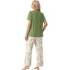 image:imagePrinStory Pajamas for Women Set 2 Piece Soft Pjs Sets S2XLOlive Peace Green