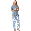 image:imagePrinStory Pajamas for Women Set 2 Piece Soft Pjs Sets S2XLSleepy Moon