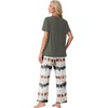 image:imagePrinStory Pajamas for Women Set 2 Piece Soft Pjs Sets S2XLWild Dark Green