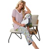 image:imagePrinStory Pajamas for Women Set Soft Pjs 2 Piece Pajama Sets XS4XLBlue Chrysanthemum