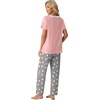 image:imagePrinStory Pajamas for Women Set Soft Pjs 2 Piece Pajama Sets XS4XLGray White Star