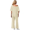 image:imagePrinStory Womens 2 Piece Off Shoulder Lounge SetsBeige