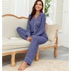 image:imagePrinStory Womens Pajama Sets Button Down Pjs 2 Piece Lounge SetMisty Blue