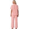 image:imagePrinStory Womens Pajamas Sets Button Down Short Sleeve Pjs S3XLFppink Sunflower