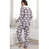 image:imagePrinStory Womens Pajamas Winter Soft Flannel Warm Pjs S2XLFpgray Cloud