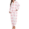 image:imagePrinStory Womens Pajamas Winter Soft Flannel Warm Pjs S2XLFppink Big Plaid