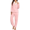 image:imagePrinStory Womens Pajamas Winter Soft Flannel Warm Pjs S2XLLight Pink
