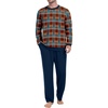 Brown Blue Plaid