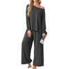 image:imagePrinStory Pajamas for Women Set 2 Piece Lounge Sets S2XLDark Gray