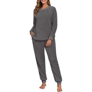image:imagePrinStory Flannel Pajamas for Women Winter Pajama Set S2XLDark Gray
