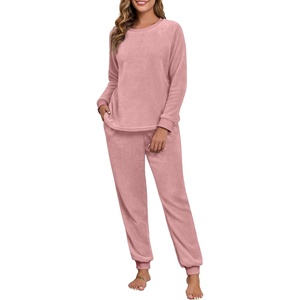 image:imagePrinStory Flannel Pajamas for Women Winter Pajama Set S2XLDusty Pink