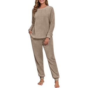 image:imagePrinStory Flannel Pajamas for Women Winter Pajama Set S2XLLight Khaki