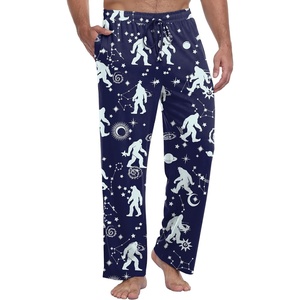 image:imagePrinStory Mens Soft Pajama Pants Lounge Bottoms with Button Fly S2XLFp Blue Ape Man