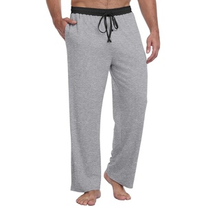 image:imagePrinStory Mens Soft Pajama Pants Lounge Bottoms with Button Fly S2XLZs Light Gray