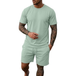 image:imagePrinStory Mens Track Suits 2 Piece Athletic Outfits M3XLGreen