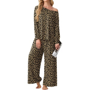image:imagePrinStory Pajamas for Women Set 2 Piece Lounge Sets S2XLLd Khaki