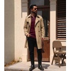 image:imagePrinStory Mens Quarter Zip Pullover Lightweight Thermal Long Sleeve T ShirtWine Red