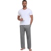 image:imagePrinStory Mens Soft Pajama Pants Lounge Bottoms with Button Fly S2XLArdoise