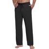 image:imagePrinStory Mens Soft Pajama Pants Lounge Bottoms with Button Fly S2XLInk
