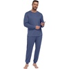 image:imagePrinStory Pajamas Set for Men amp Women Long Sleeve Soft Sleepwear S2XLC Gray Blue