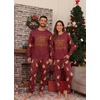 image:imagePrinStory Pajamas Set for Men amp Women Long Sleeve Soft Sleepwear S2XLFp Red Christmas Crew