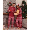 image:imagePrinStory Pajamas Set for Men amp Women Long Sleeve Soft Sleepwear S2XLFp Red Elk
