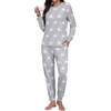 image:imagePrinStory Pajamas Set for Men amp Women Long Sleeve Soft Sleepwear S2XLFp Pink Star