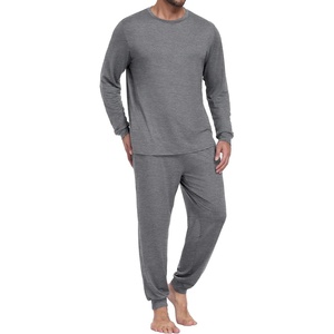 image:imagePrinStory Pajamas Set for Men amp Women Long Sleeve Soft Sleepwear S2XLC Dark Gray