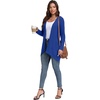 image:imagePrinStory Lightweight Womens Cardigan Long Sleeve Open Front with Pockets5 Royal Blue