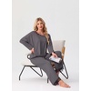 image:imagePrinStory Pajamas for Women Set 2 Piece Compy Full PjsDark Gray