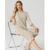 image:imagePrinStory Womens Pajama Sets Capri Pjs Soft Lounge Sets XS4XLFpapricot Sakura