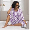 image:imagePrinStory Womens Pajama Sets Capri Pjs Soft Lounge Sets XS4XLFppurple Wh Floral