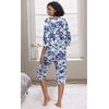 image:imagePrinStory Womens Pajama Sets Capri Pjs Soft Lounge Sets XS4XLFpwihte Porcelain