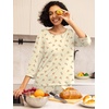 image:imagePrinStory Womens Pajama Sets Capri Pjs Soft Lounge Sets XS4XLFpyp Orange Flower