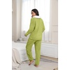 image:imagePrinStory Womens Pajamas Winter Soft Flannel Warm Pjs S2XLAvocado Green