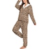 image:imagePrinStory Womens Pajamas Winter Soft Flannel Warm Pjs S2XLFpleopard Print