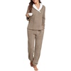 image:imagePrinStory Womens Pajamas Winter Soft Flannel Warm Pjs S2XLLight Khaki