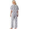 image:imagePrinStory Womens Short Sleeve Pajamas Lace Pjs SetFppink Star