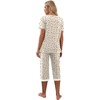 image:imagePrinStory Womens Pajama Sets Capri Pjs Soft Lounge Sets S4XLFpapricot Sakura