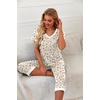 image:imagePrinStory Womens Pajama Sets Capri Pjs Soft Lounge Sets S4XLFpapricot Sakura