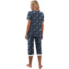 image:imagePrinStory Womens Pajama Sets Capri Pjs Soft Lounge Sets S4XLFpblue Cashew Flower