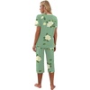 image:imagePrinStory Womens Pajama Sets Capri Pjs Soft Lounge Sets S4XLFpgreen Camellia