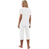 image:imagePrinStory Womens Pajama Sets Capri Pjs Soft Lounge Sets S4XLFpgy Purple Flower