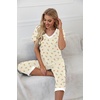 image:imagePrinStory Womens Pajama Sets Capri Pjs Soft Lounge Sets S4XLFpyp Orange Flower
