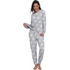 image:imagePrinStory Womens Pajamas Set Soft Long Sleeve Sleepwear S2XLFp Pink Star