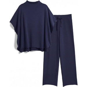 image:imagePrinStory Womens Lounge Set Summer 2 Piece Matching SetsNavy Blue